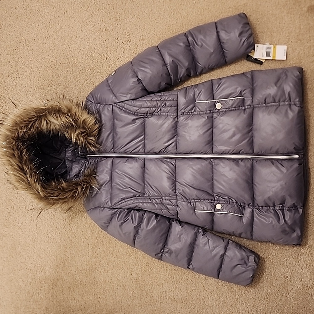 MICHAEL KORS Big Girls Heavy Weight Stadium Jacket Size 14. NWT